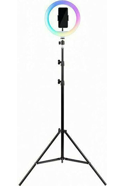 Havit ST7026 RGB Φωτιστικό Δαχτυλίδι 26 εκ. με Τρίποδο Δαπέδου και Βάση Κινητ...