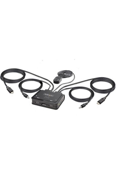 startech C2-D46-UC2-CBL-KVM Διακόπτης KVM και Δεδομένων με DisplayPort