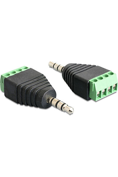 DELOCK Βύσμα 3.5mm αρσενικό μαύρο (65453)
