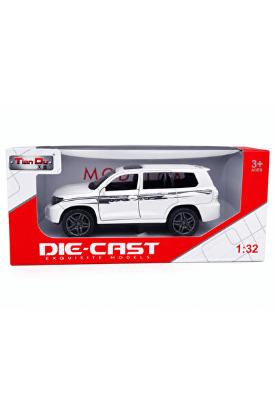 Tian Du 1:32 Scale Diecast Metal Car Model Pull Back Toy Vehicles Openable Do...