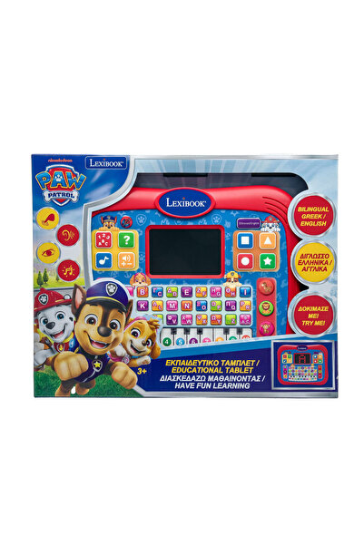 LEXIBOOK Εκπαιδευτικό Δίγλωσσο Tablet Paw Patrol με Οθόνη & Πιάνο 3+ Ετών JCP...