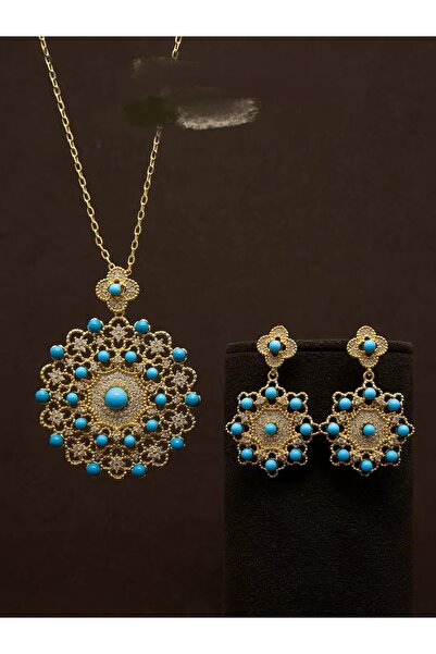 Miss Wang Ladies' high-end earring necklace set