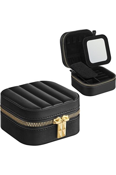 ALMEKAQUZ Travel Jewelry Box, A Mini Jewelry Storage Box Designed Specificall...