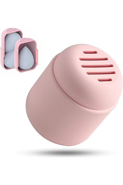 Aputue Makeup Sponge Holder, Silicone Cosmetic Egg Blender Organizer Case wit...