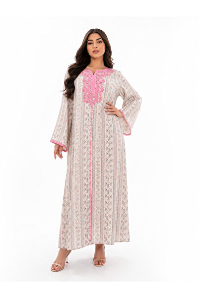 Shiladon جلابية نسائية مطرزة أنيقة