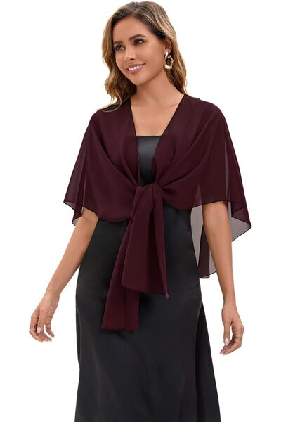 GENERAL Baoqiya Chiffon Shawl Evening Scarf Shawls and Wraps for Women Weddin...