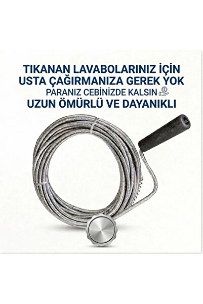 KL HOME ALTERNATİF LAVABO AÇICI (SUSTA) 8 MT TEL