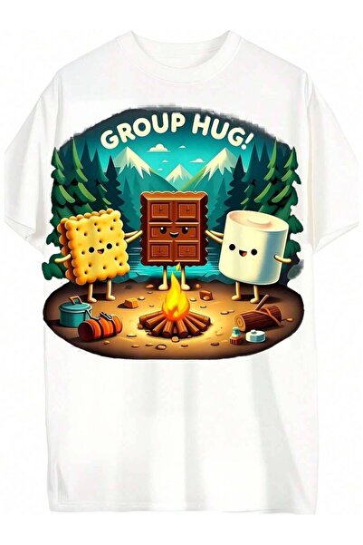 25W Unisex Heavyweight Cotton Vintage Camping-Shirt - Short-Sleeve Tee Featur...