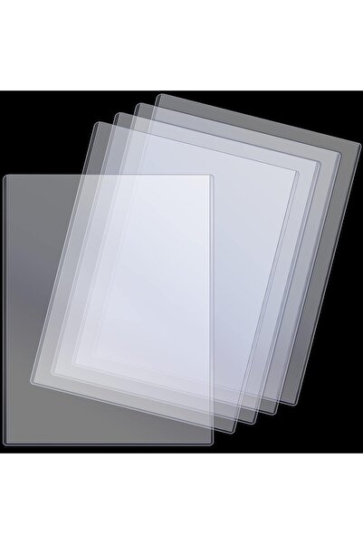 Arabest 8-Piece,8 1/2" x 11" Rigid Print Protectors,Clear Hard Plastic Sheet ...