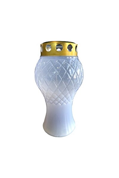 LCA Candela din Plastic Alb, 70 Ore