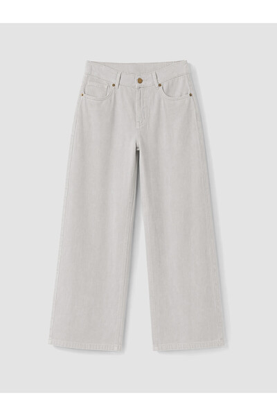 LC Waikiki Nevavm High Waist Wideleg Women's Jean Trousers with a Difference