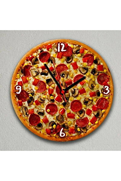 hediyemen Pizza Tasarımlı Duvar Saati