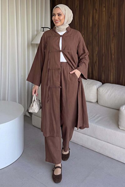 Salih Çelebi Chinese Buttoned Suit Y0157 - Tiles