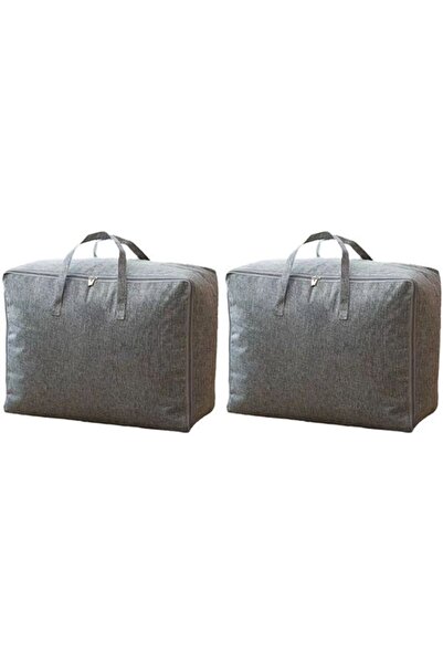 Morvena Picks Pachet 2, gri, 105 L, 70 x 50 x 30 cm, cuvertură pliabilă din p...