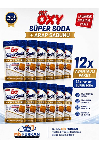 MR.OXY Süper Soda 500 Gr x 12 Adet