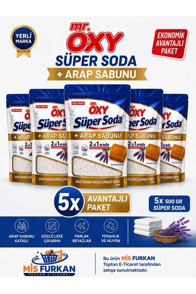 MR.OXY Süper Soda 500 Gr x 5 Adet