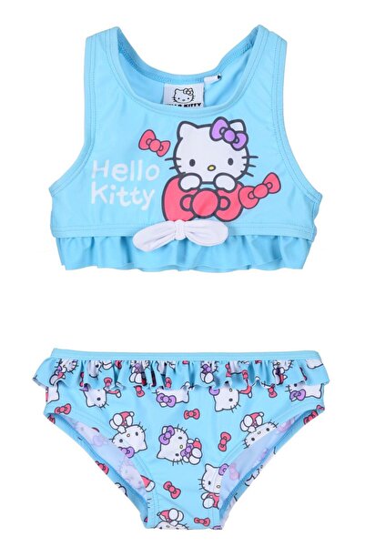 Sun City Fashion Group Σετ μαγιό μπικίνι κορίτσι Disney "Hello kitty" γαλάζιο