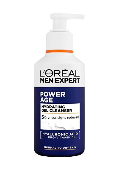L'Oreal Paris جل تنظيف الوجه المرطب بحمض الهيالورونيك من مين إكسبرت باور إيج ...