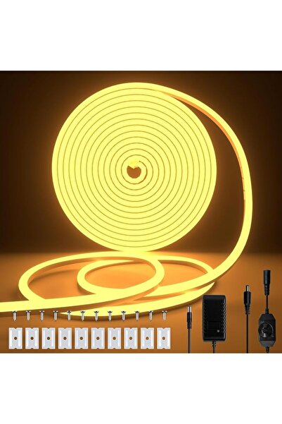 Cozylady New Neon LED Strip Light 9.84ft, Warm White Waterproof IP67 Rope Lig...