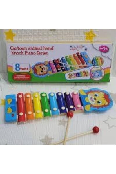 GENERAL Cartoon Animal Hand Knock Xylophone Piano, 8 Tone, Ages 3+ | Wooden M...