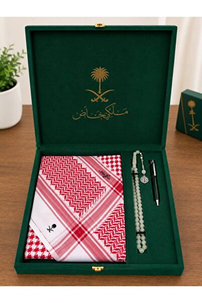 Generic Brand Men's Gift Set in Elegant Box - Exclusive Royal Shemagh with Ro...