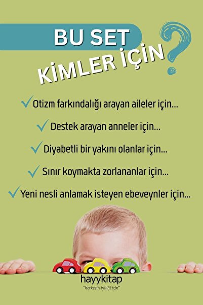 hayykitap Farkındalık ve Aile Destek Seti (4 Kitap) Otizme Çözüm Var - Çocuğuma Nasıl Ulaşacağım? - Uzman Değil Annesin - Bir Alfanın Ebeveyni Olmak