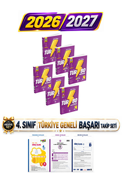 Model Eğitim Yayınları Model Yayınları 4.Sınıf Turbo Eğitim Set 6 Kitap | Tür...