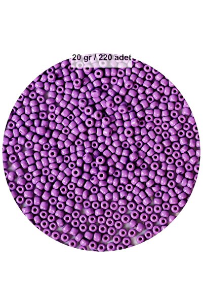 modi Purple Color 4 mm Approx 220Pcs/20Gram Glass Beads for Needlework Writin...