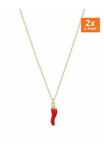 Bozhi Steel Pepper Necklace 45 cm // Steel Necklace Casual Elegance Gift