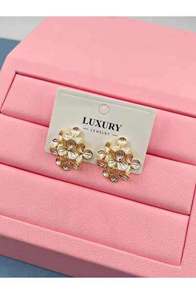 Bozhi Elegant Earrings with Flower Detail Minimal Elegance Meaningful Gift fo...