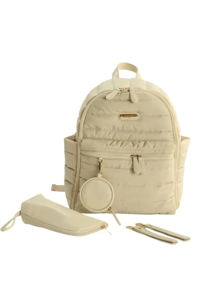 kumkumticaret Puff Mother Baby Care Bag 7330 Cream