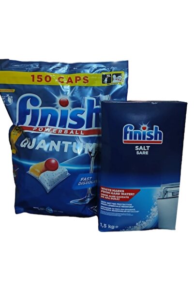Finish Powerball Quantum Pack, 150 Dishwasher Detergent Capsules + Anti-Limes...