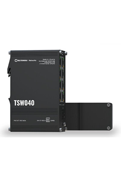 Teltonika SWITCH POE "TSW040", 8 x LAN port 10/100 Mbps PoE, buget PoE 240W "...
