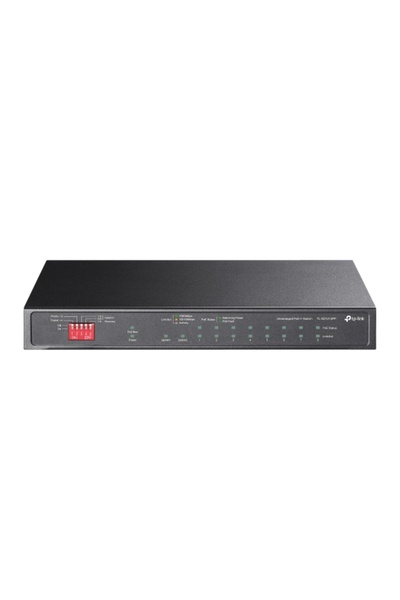 TP-LINK SWITCH PoE TP-LINK, 10 porturi Gigabit (2-Port PoE++ si 6 PoE+), IEEE...