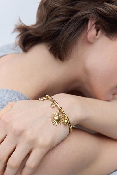 KADRİYE BAŞTÜRK Sunny Charm Bracelet Gold