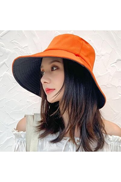 STARSTAR Women's reversible sun hat foldable brim beach/travel lightweight.