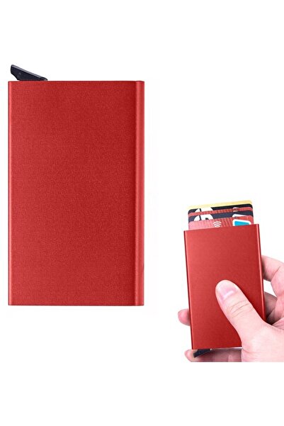 STARSTAR Card holder metal 9.6x6.3x0.9cm 5-slot RFID anti-theft.