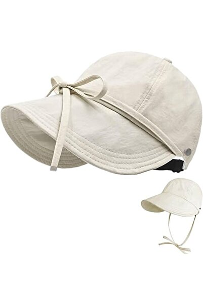 STARSTAR Women's wide-brim sun hat UPF50+ ponytail foldable fishing/hiking.