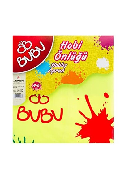 Bubu Bu-Bu Hobi Boyama Önlüğü 4-6 Yaş (BUBU-00005)