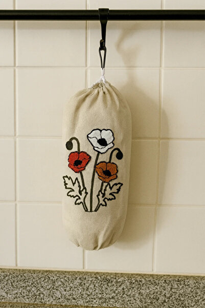 Villadia Home Textile 1 Piece Bag Holder & Punch-Free Linen Bag Organizer – B...