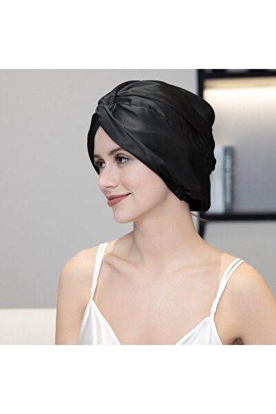 STARSTAR Silk sleep cap sky blue 100% mulberry anti-frizz curly hair.