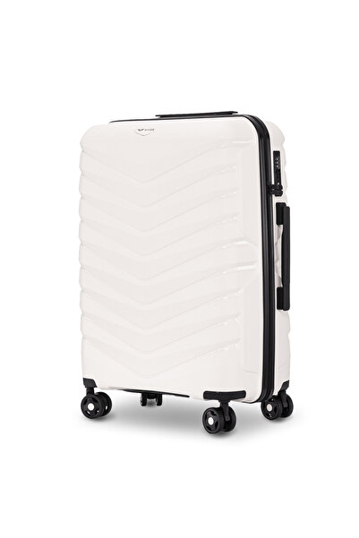 WINGS BRAND Valiză din polipropilenă PHOENIX Medium Wings 24 " ALBĂ
