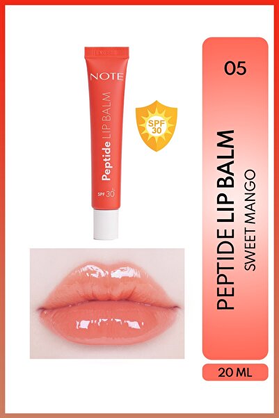 NOTE Peptide Lip Balm 05 Sweet Mango Nemlendirici ve Parlatıcı Renkli Dudak B...