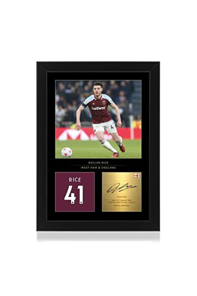 Generic Alayra Framed Declan Rice Signed A4 Framed Photo Display - Reproduced...
