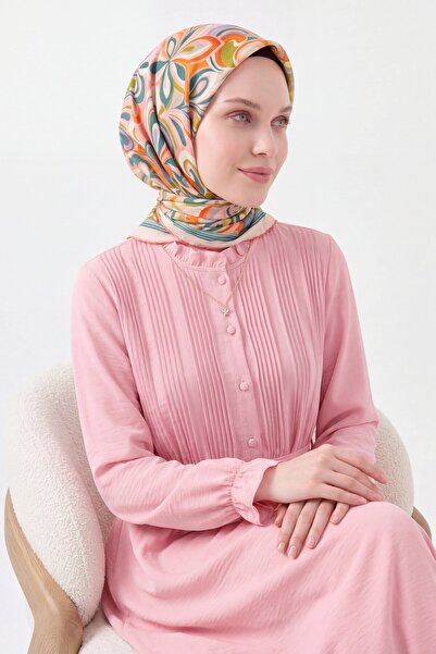 Silk Home Κασκόλ Βελόρα Άουρα Φλοράλ Μπλε Πετρελαίου