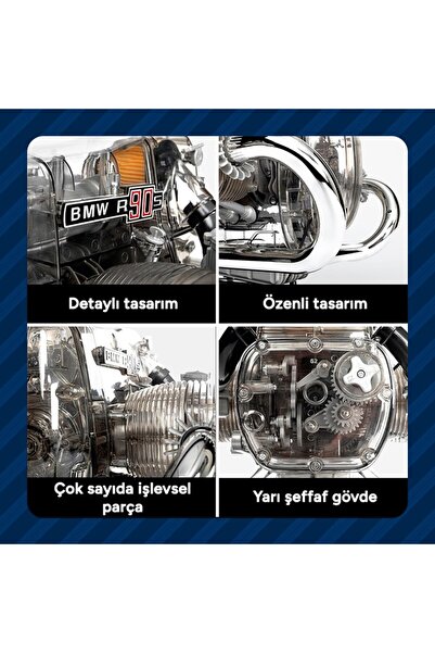 FRANZIS BMW R 90 S Boxer Motor Model Kiti