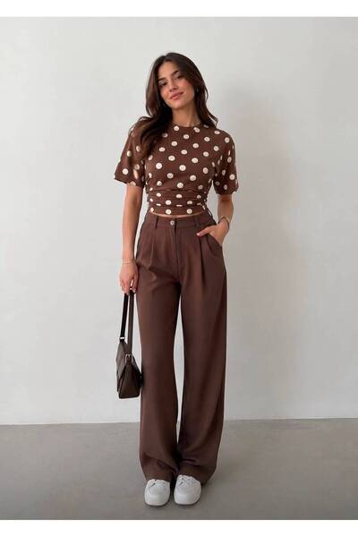 Queen Style puantıyelı bluz