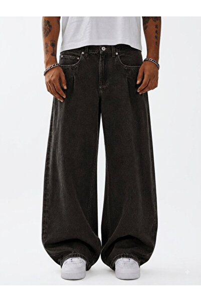 DENİKK Trend Men's Special Washed Vintage Effect Loose Fit Baggy Denim Jeans