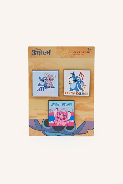 DeFacto Disney Lilo & Stitch 3-paket licenciranih naljepnica za šešire G1301A8NS