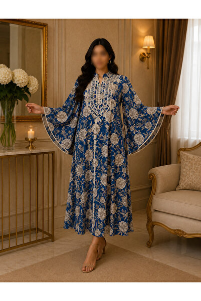 RONZA Women's Jalabiya with Wide Sleeves
